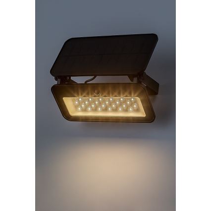Rabalux - Holofote solar LED com sensor LED/8W/3,7V 3000/4000/6500K IP65