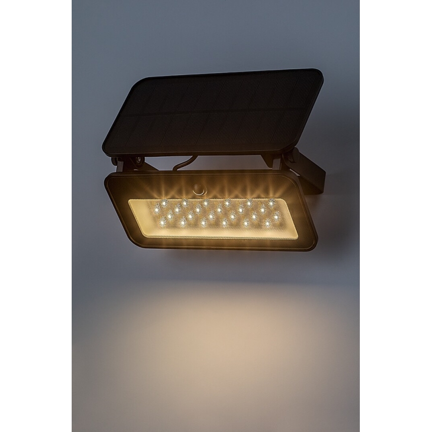 Rabalux - Holofote solar LED com sensor LED/8W/3,7V 3000/4000/6500K IP65