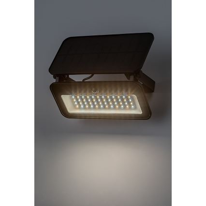 Rabalux - Holofote solar LED com sensor LED/8W/3,7V 3000/4000/6500K IP65