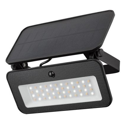 Rabalux - Holofote solar LED com sensor LED/8W/3,7V 3000/4000/6500K IP65