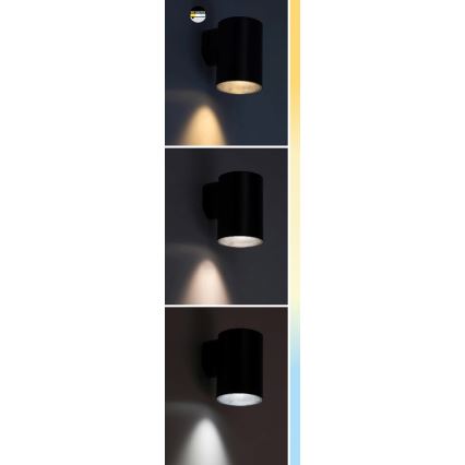 Rabalux - Iluminação de parede exterior LED LED/9W/230V 2700/4000/6500K IP65 branco