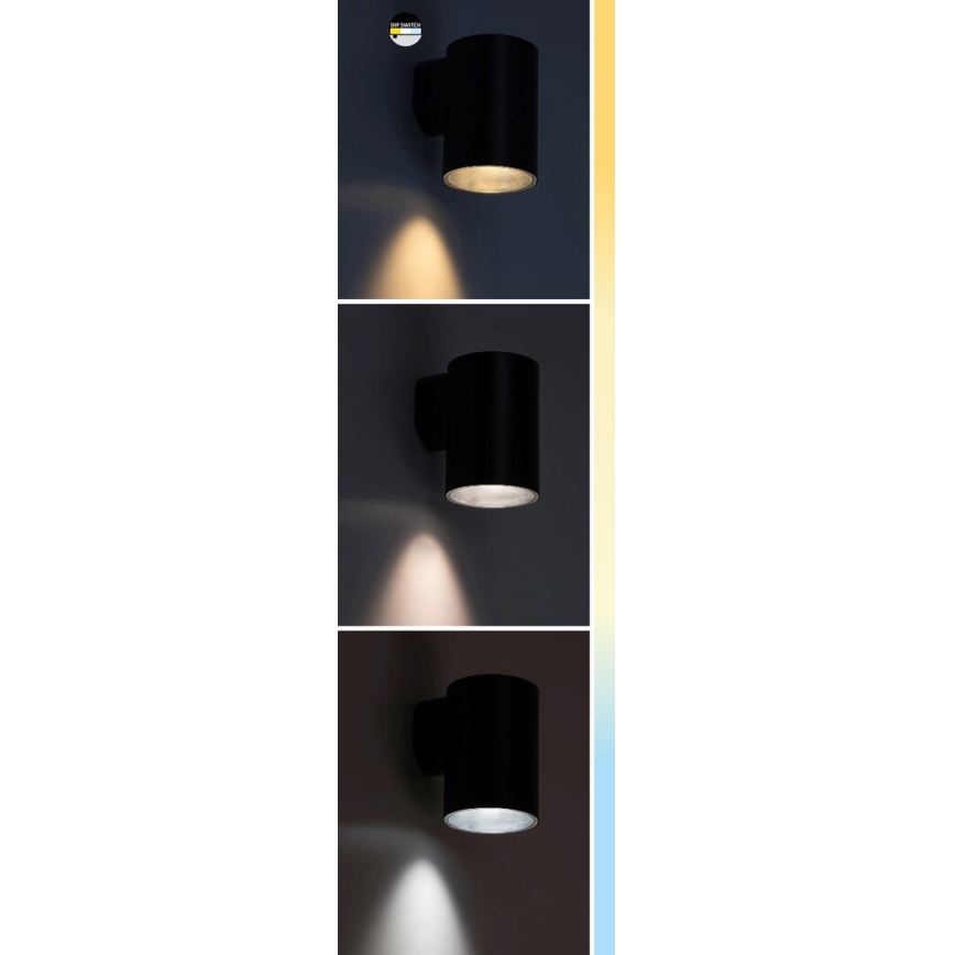 Rabalux - Iluminação de parede exterior LED LED/9W/230V 2700/4000/6500K IP65 branco