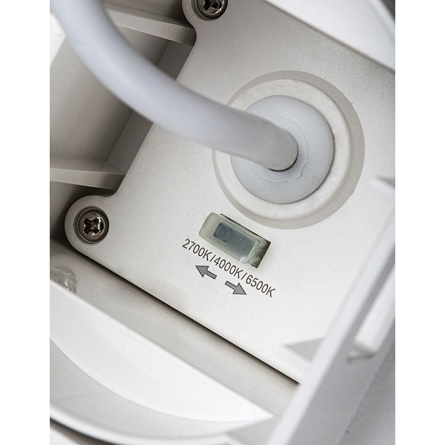 Rabalux - Iluminação de parede exterior LED LED/9W/230V 2700/4000/6500K IP65 branco
