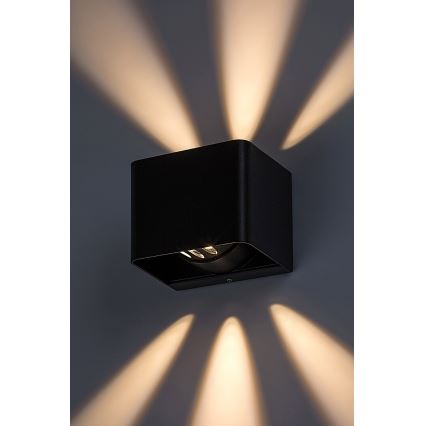 Rabalux - Iluminação de parede exterior LED LED/10W/230V IP54 preto