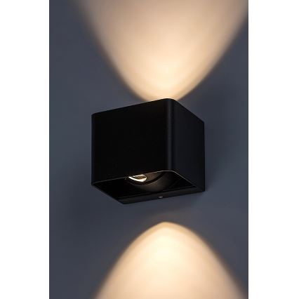 Rabalux - Iluminação de parede exterior LED LED/10W/230V IP54 preto