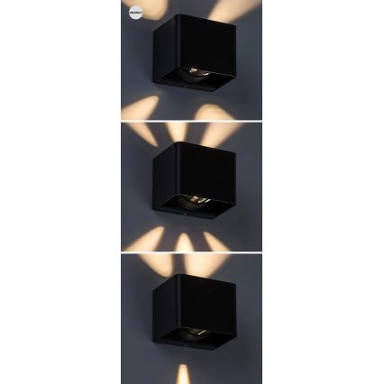 Rabalux - Iluminação de parede exterior LED LED/10W/230V IP54 preto