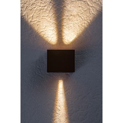 Rabalux - Iluminação de parede exterior LED LED/10W/230V IP54 castanho
