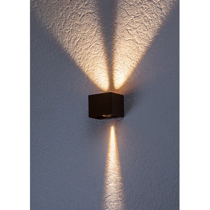 Rabalux - Iluminação de parede exterior LED LED/10W/230V IP54 castanho