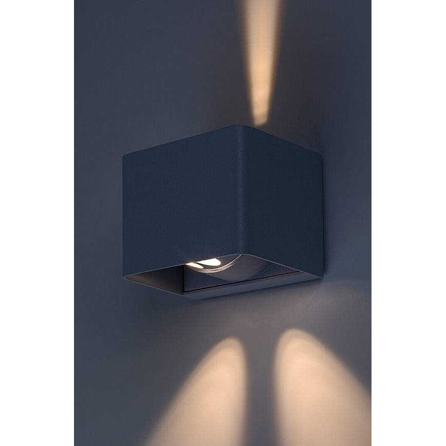 Rabalux - Iluminação de parede exterior LED LED/10W/230V IP54 cinzento