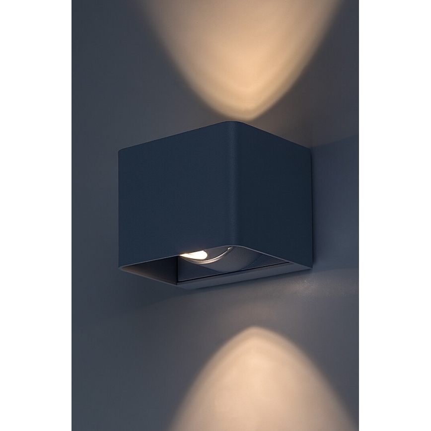 Rabalux - Iluminação de parede exterior LED LED/10W/230V IP54 cinzento