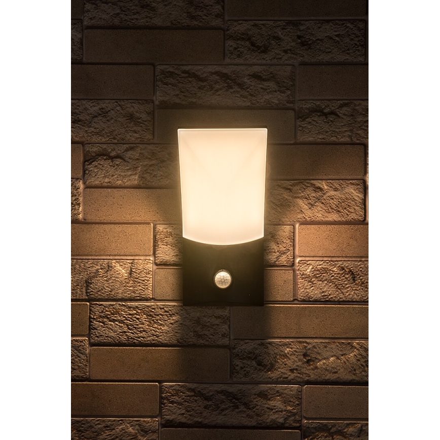 Rabalux - Iluminação de parede LED xterior com sensor LED/10W/230V IP54