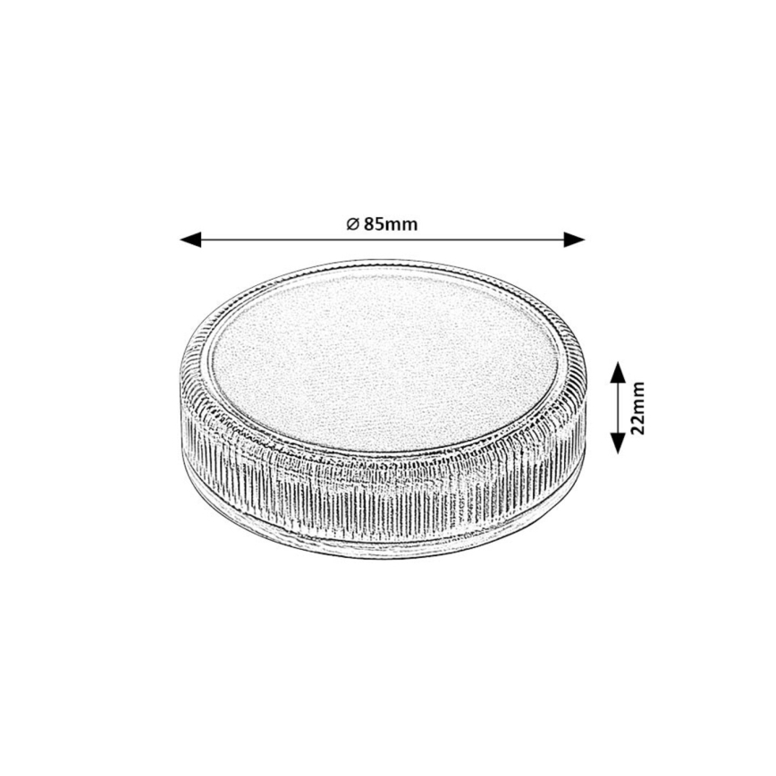 Rabalux - Iluminação solar LED LED/0,3W/1,2V 800mAh IP65