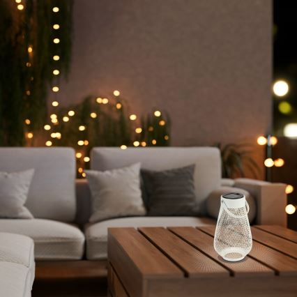 Rabalux - Iluminação solar LED LED/0,16W/1,2V 400mAh IP44