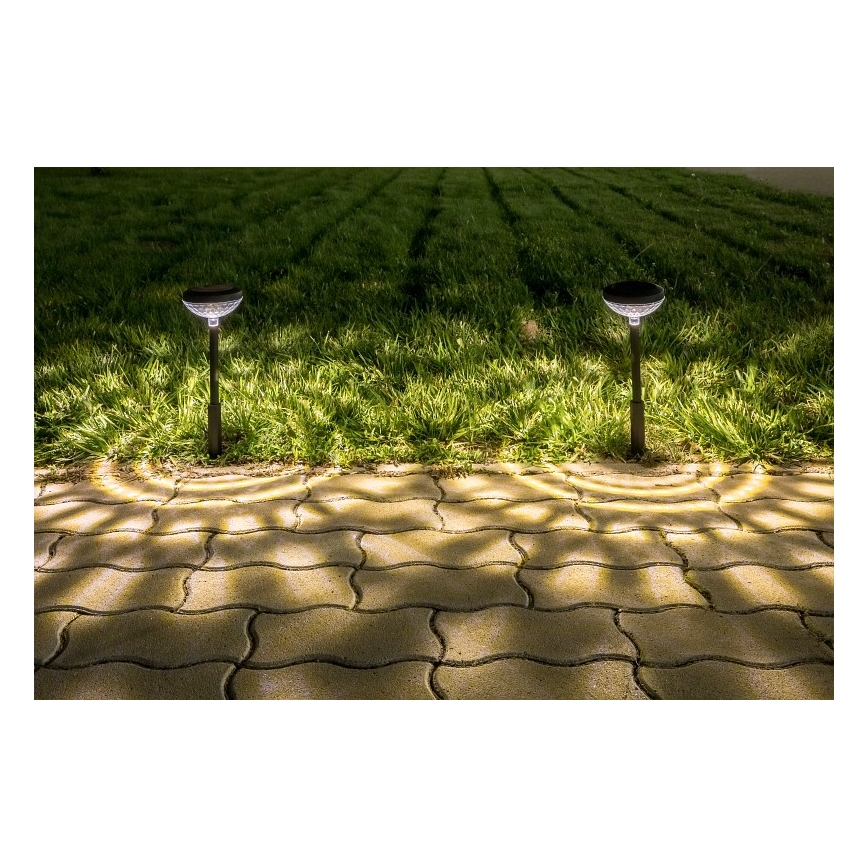 Rabalux - Luminária Solar LED RGB LED/0,1W/1,2V 600mAh IP44
