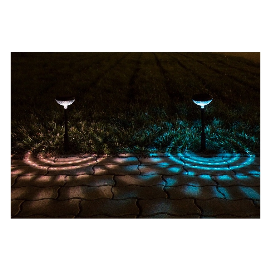 Rabalux - Luminária Solar LED RGB LED/0,1W/1,2V 600mAh IP44