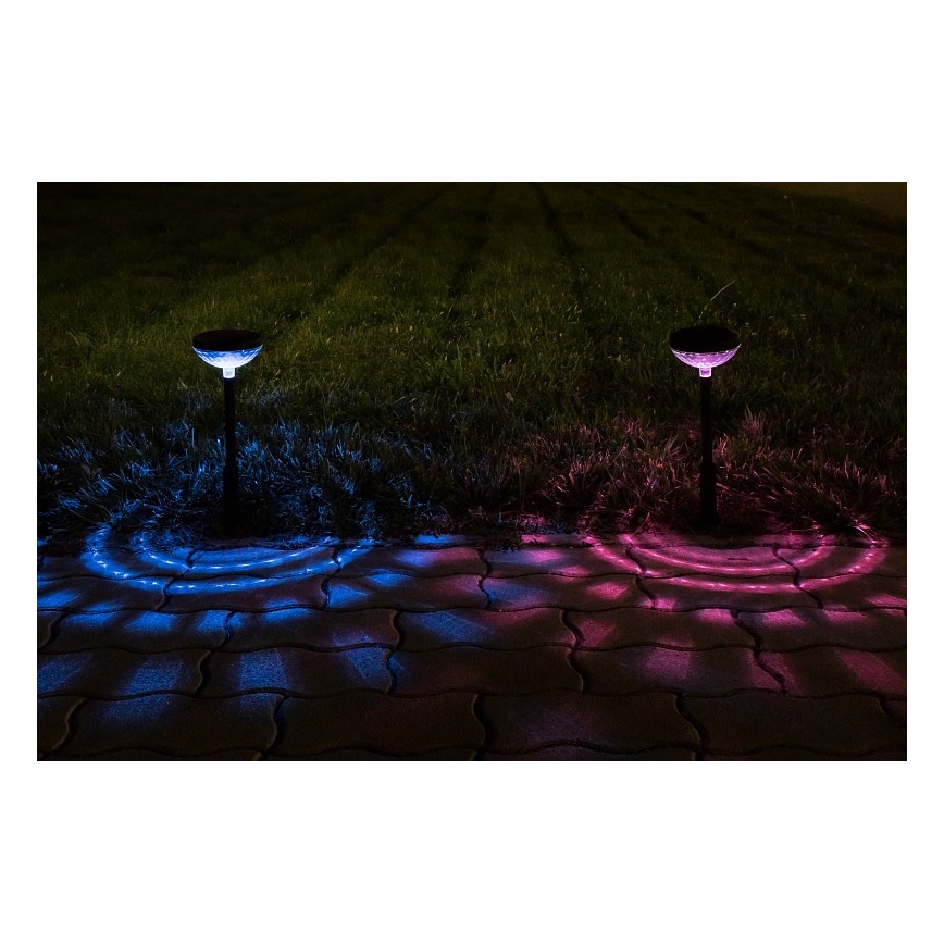 Rabalux - Luminária Solar LED RGB LED/0,1W/1,2V 600mAh IP44