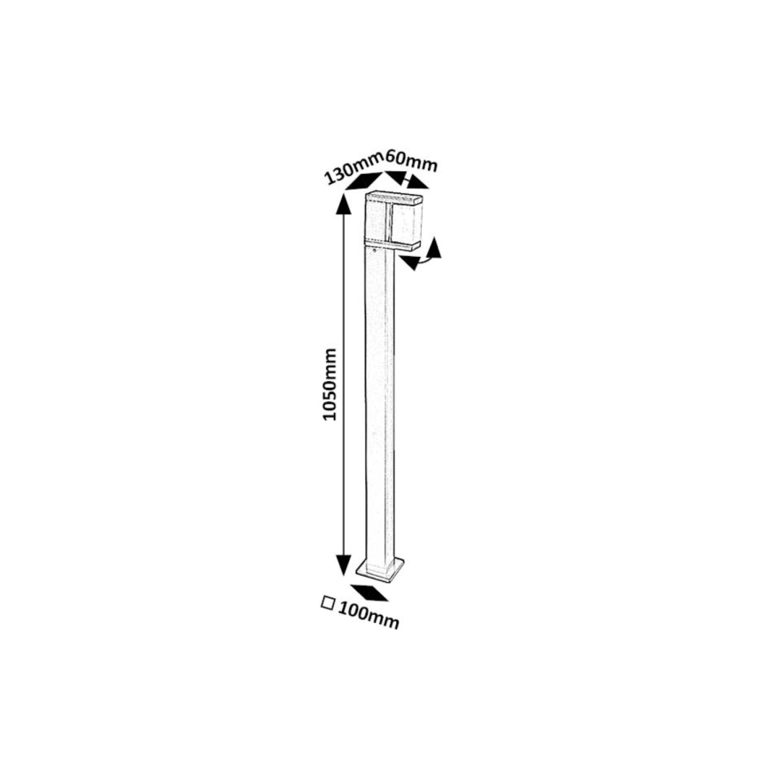 Rabalux - Candeeiro exterior LED LED/10W/230V IP54