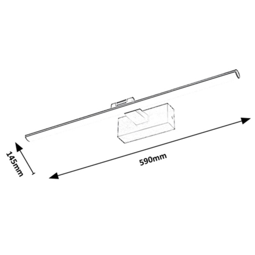 Rabalux - Iluminação de ilustração LED LED/12W/230V 3000K 59 cm