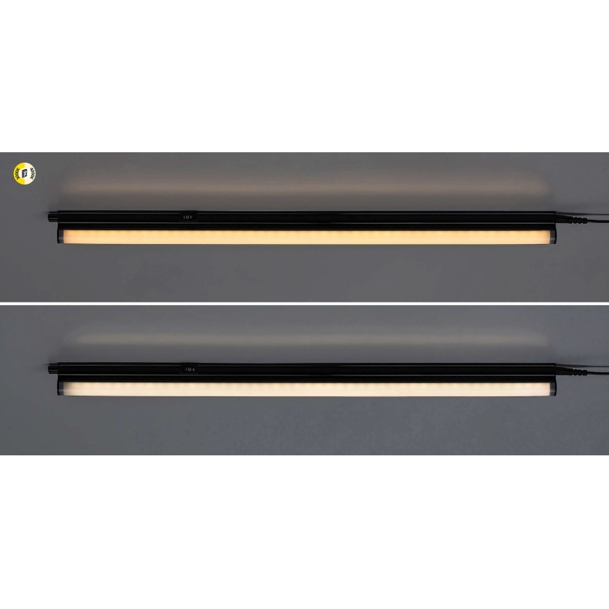 Rabalux - Iluminação para armário de cozinha LED LED/16W/230V 3000/4000K preto