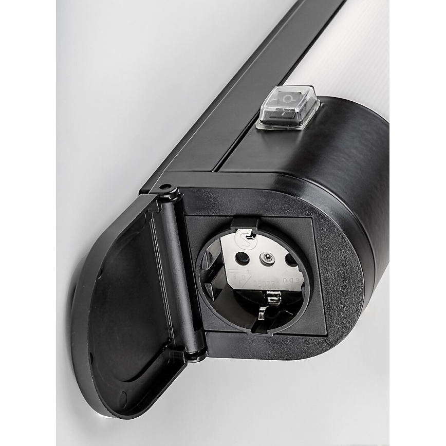 Rabalux - Iluminação de armário de cozinha LED com gaveta LED/17W/230V 4000K IP44 preto 57 cm