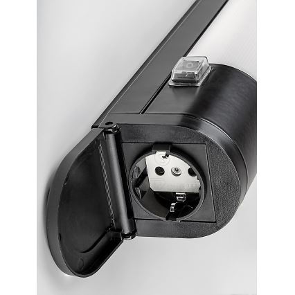 Rabalux - Iluminação de armário de cozinha LED com gaveta LED/20W/230V 4000K IP44 preto 87 cm