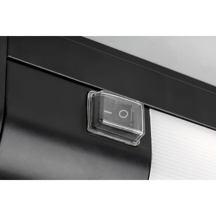 Rabalux - Iluminação de armário de cozinha LED com gaveta LED/20W/230V 4000K IP44 preto 87 cm