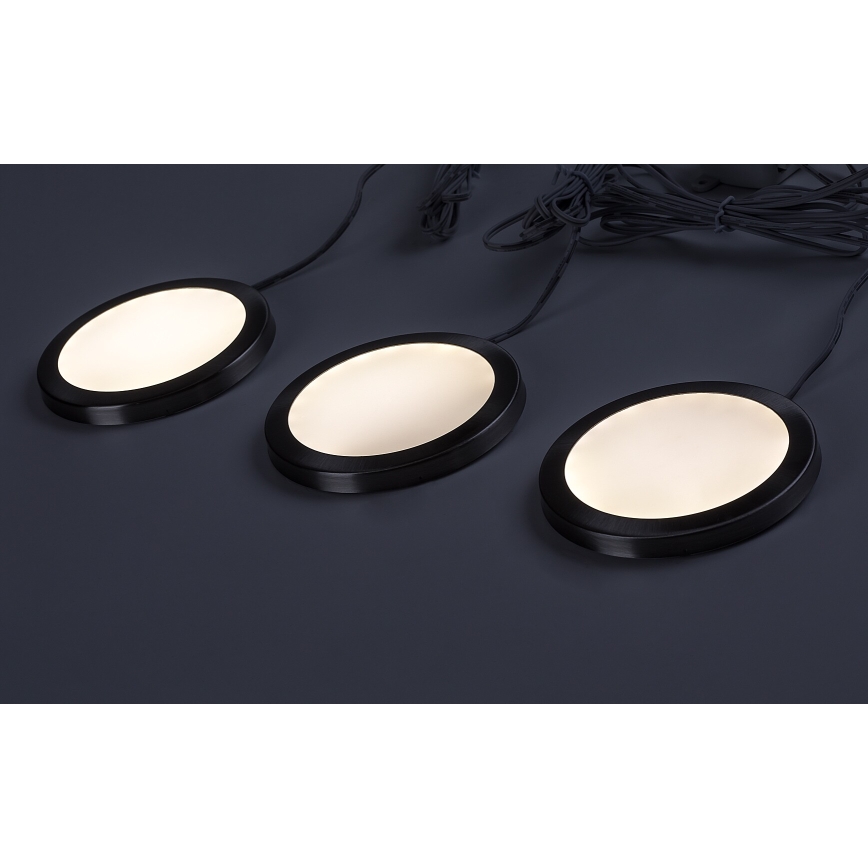Rabalux - CONJUNTO 3x Luzes LED para armário com regulação 3xLED/1W/230V 4000K