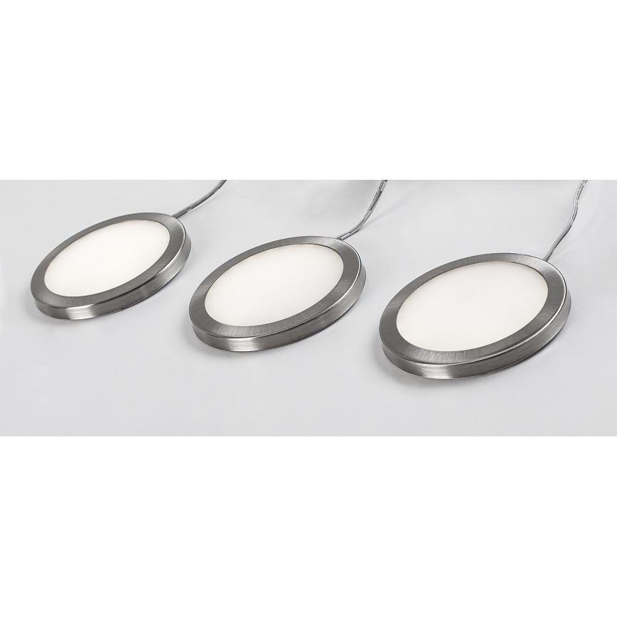 Rabalux - CONJUNTO 3x Luzes LED para armário com regulação 3xLED/1W/230V 4000K