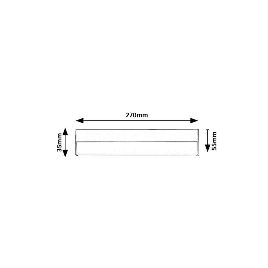 Rabalux - Iluminação para armário de cozinha LED LED/7W/230V 4000K prateado