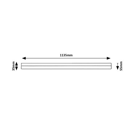 Rabalux - Iluminação para armário de cozinha LED LED/24W/230V 4000K 113 cm branco