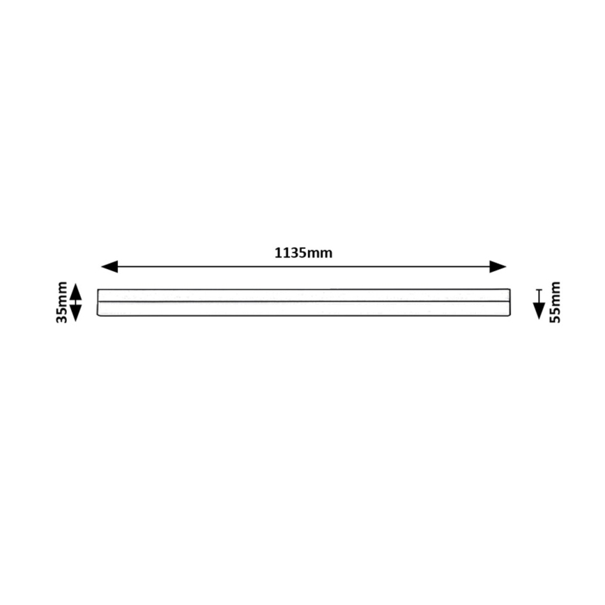 Rabalux - Iluminação para armário de cozinha LED LED/24W/230V 4000K 113 cm branco