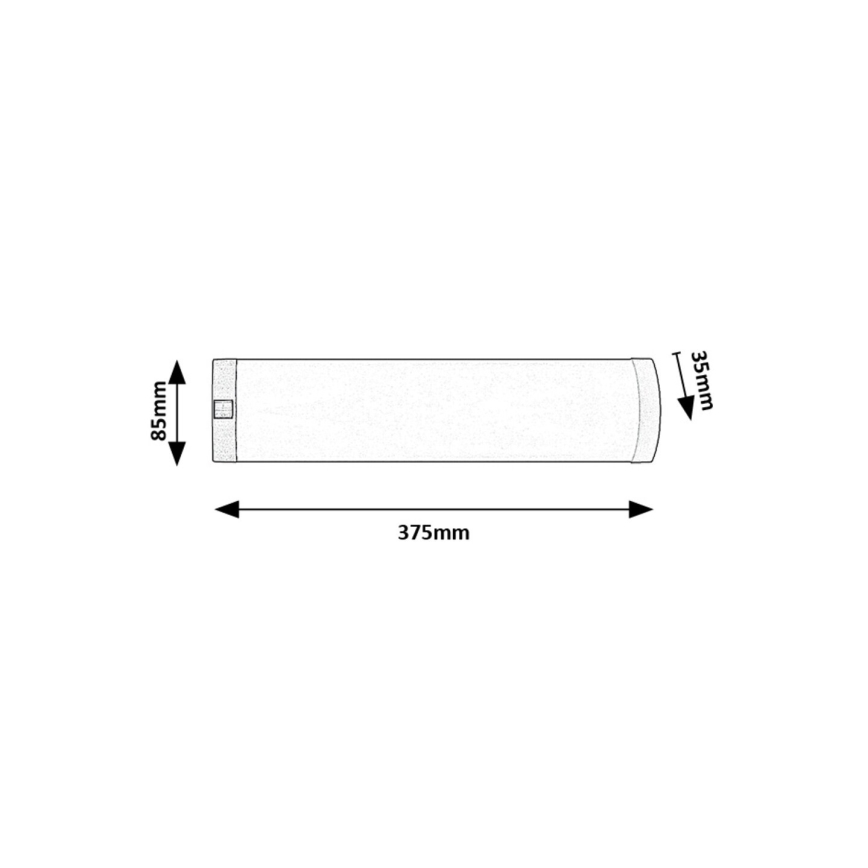 Rabalux - Iluminação para armário de cozinha LED LED/5W/230V 4000K cromado brilhante