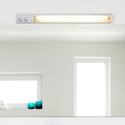 Rabalux - Iluminação para armário de cozinha LED com 2 tomadas LED/15W/230V 4000K 70 cm branco