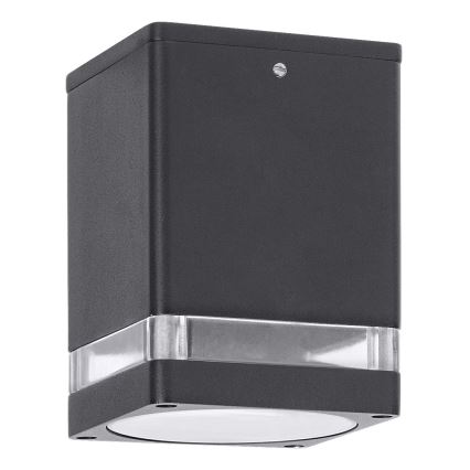 Rabalux - Foco exterior 1xGU10/35W/230V quadrado IP54