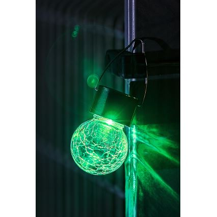Rabalux - Luminária solar exterior LED RGB com interruptor LED/0,06W 60 mAh IP44