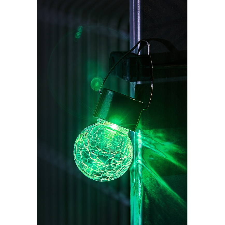 Rabalux - Luminária solar exterior LED RGB com interruptor LED/0,06W 60 mAh IP44