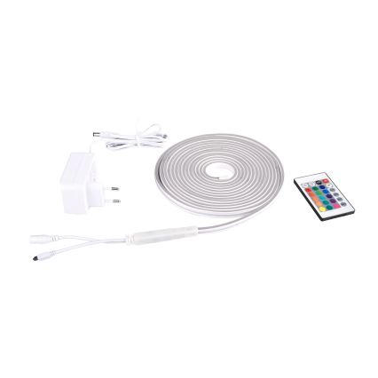 Rabalux - Tira LED RGBW com regulação LED/21W/230V 5 m IP67 + comando
