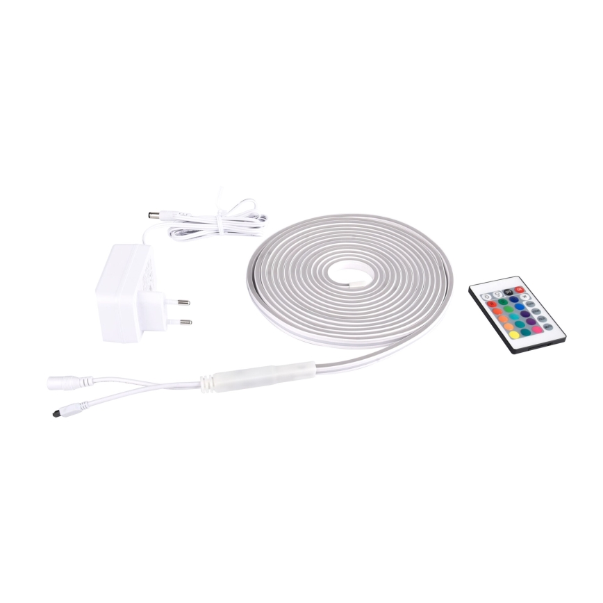 Rabalux - Tira LED RGBW com regulação LED/21W/230V 5 m IP67 + comando