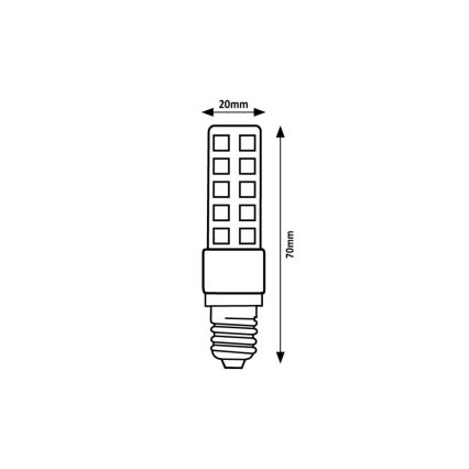 Rabalux - Lâmpada LED T20 E14/6W/230V 3000K