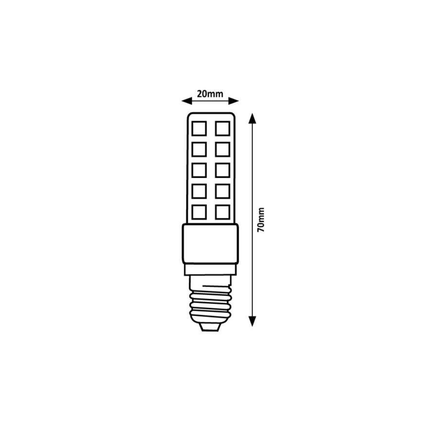 Rabalux - Lâmpada LED T20 E14/6W/230V 3000K