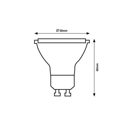 Rabalux - Lâmpada LED SMD GU10/7W/230V 4000K