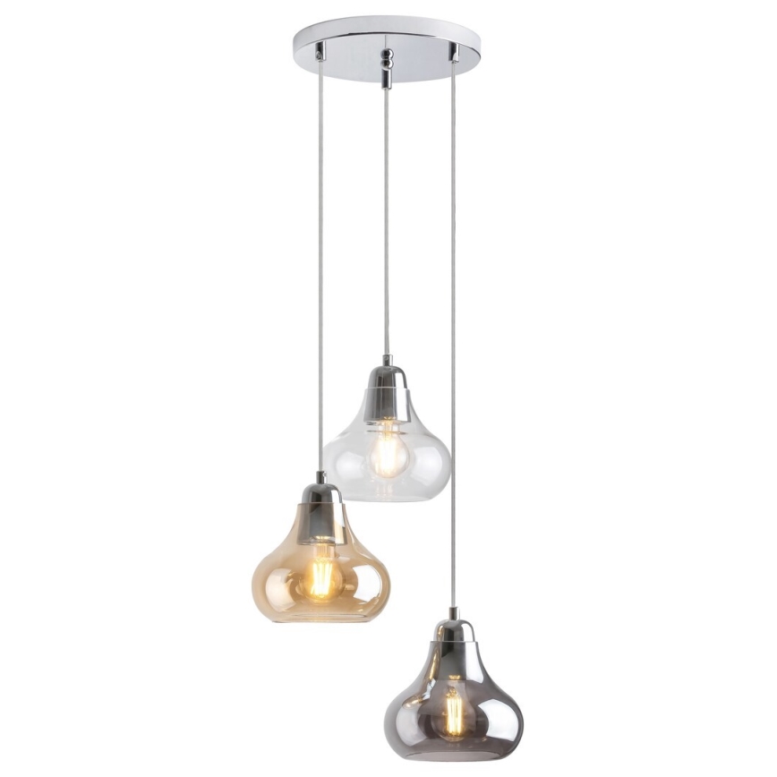 Rabalux - Candelabro num fio 3xE27/60W/230V