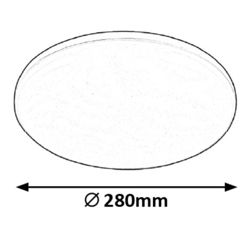 Rabalux - Luz de teto de exterior LED LED/24W/230V IP64
