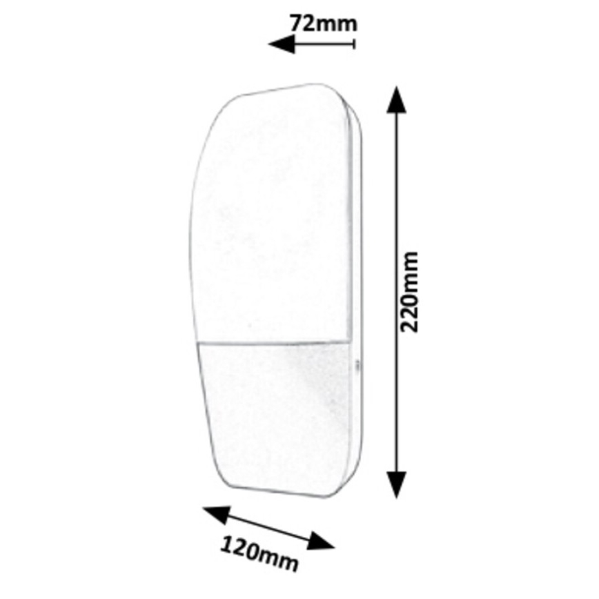 Rabalux - Luz de parede LED de exterior LED/10W/230V IP65 800lm 4000K