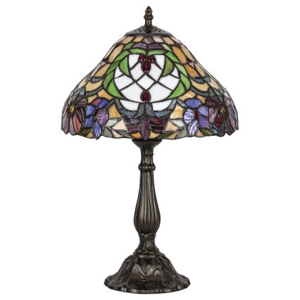 Rabalux - Candeeiro de mesa de vitral Tiffany 1xE27/60W/230V