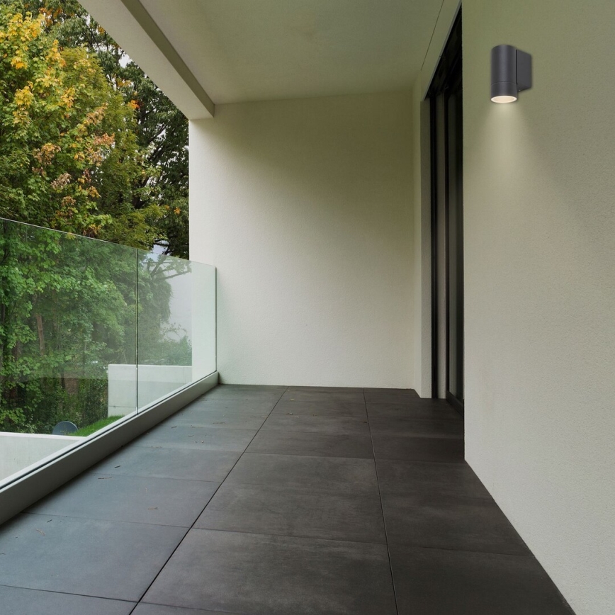 Rabalux - Luz de parede de exterior 1xGU10/10W/230V IP54 cinzento