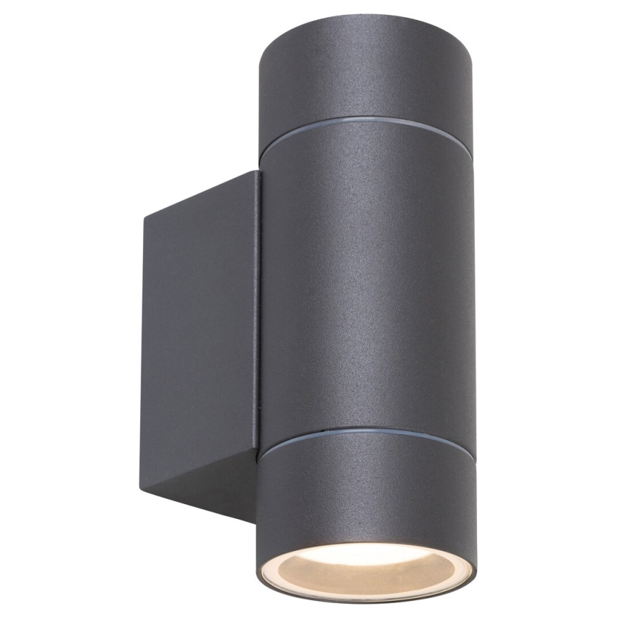 Rabalux - Luz de parede de exterior 2xGU10/10W/230V IP54 cinzento