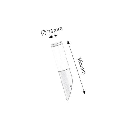 Rabalux - Luz de parede de exterior 1xE27/25W/230V IP44