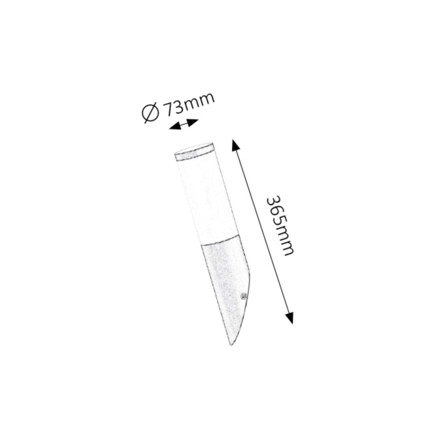 Rabalux - Luz de parede de exterior 1xE27/25W/230V IP44