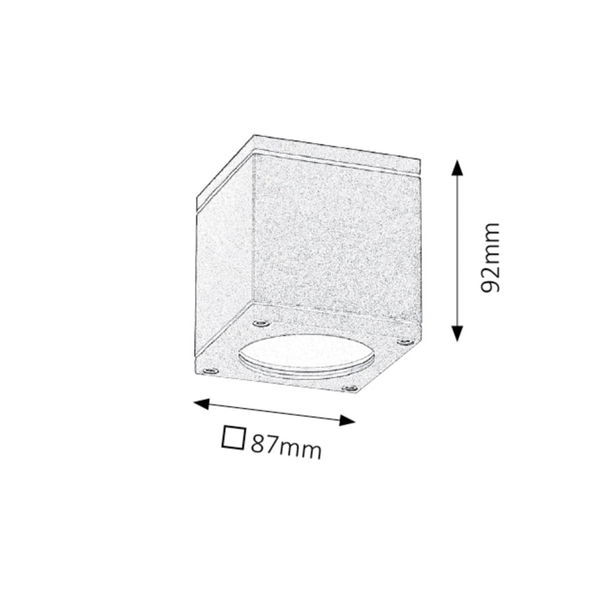 Rabalux - Luz de teto de exterior 1xGU10/35W/230V IP54